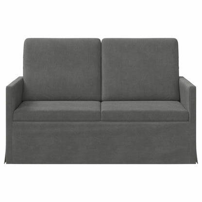 2-zits bank Donkergrijs 130 x 81 x 82 cm Katoen Stof