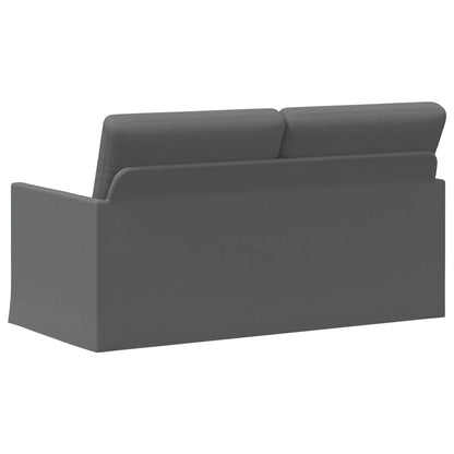 2-zits bank Donkergrijs 150 x 81 x 82 cm Stof