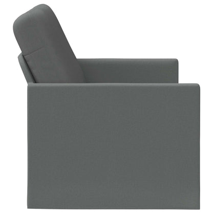 2-zits bank Donkergrijs 150 x 81 x 82 cm Stof