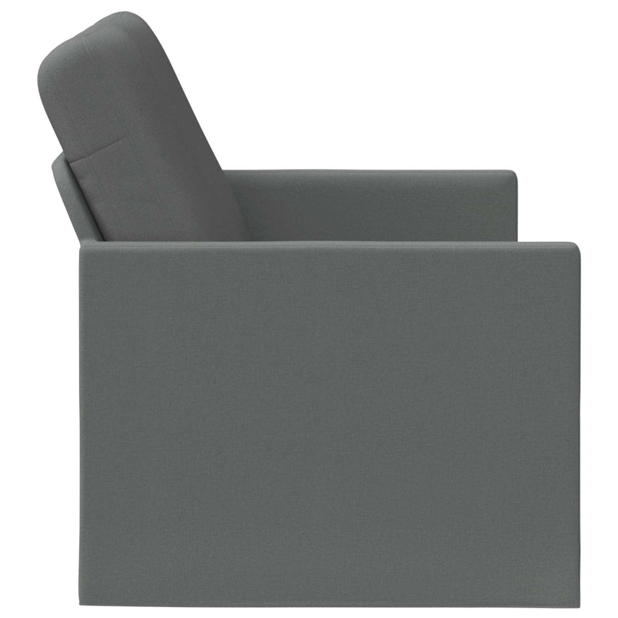 2-zits bank Donkergrijs 150 x 81 x 82 cm Stof