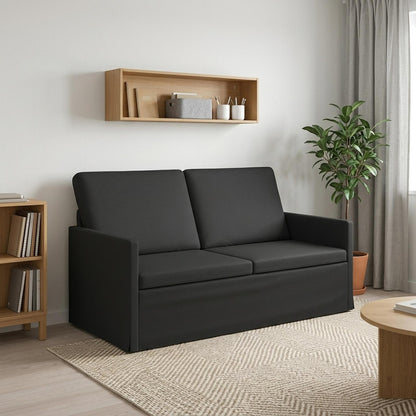 2-zits bank Zwart 150 x 81 x 82 cm Stof