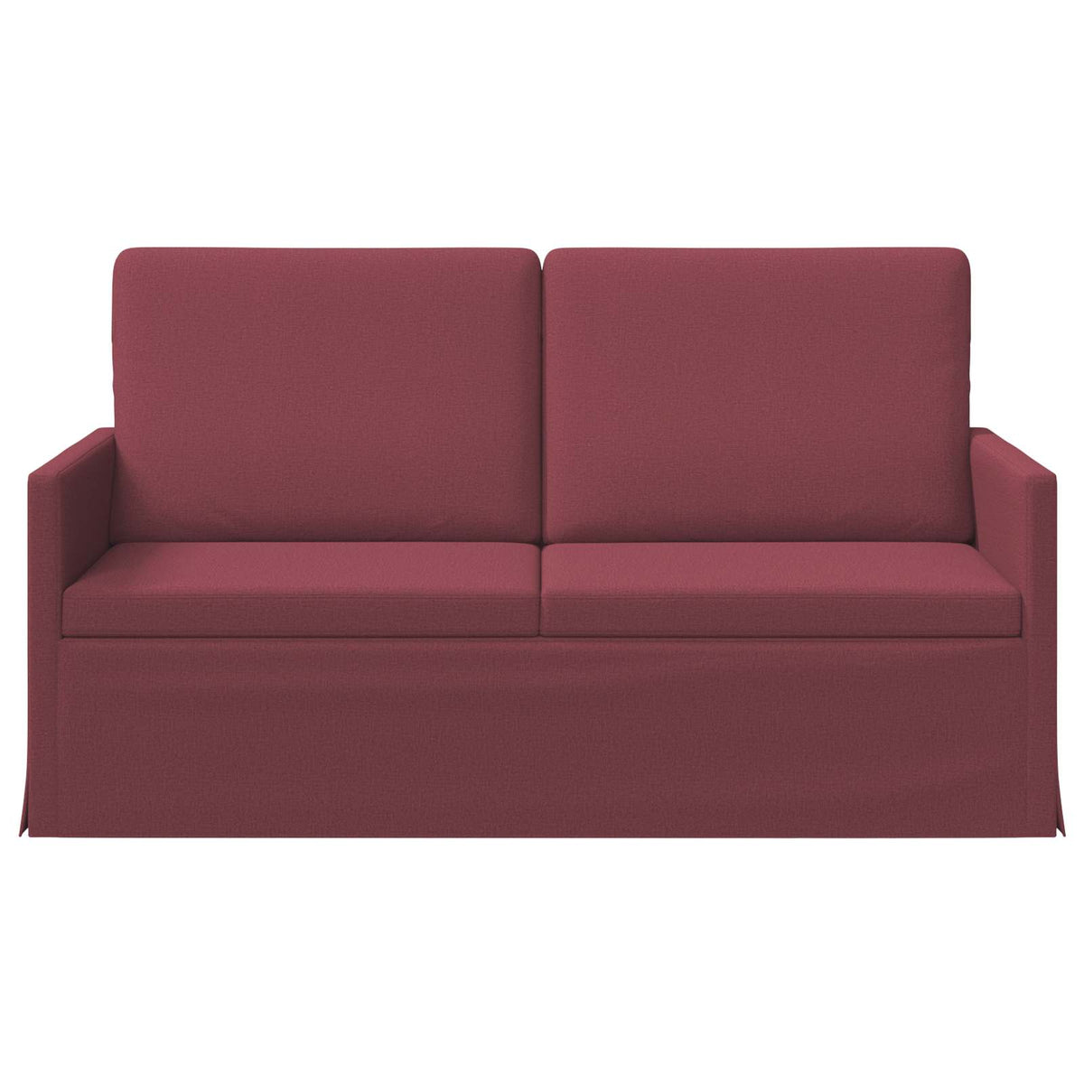2-zits bank Wijnrood 150 x 81 x 82 cm Stof