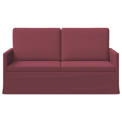 2-zits bank Wijnrood 150 x 81 x 82 cm Stof
