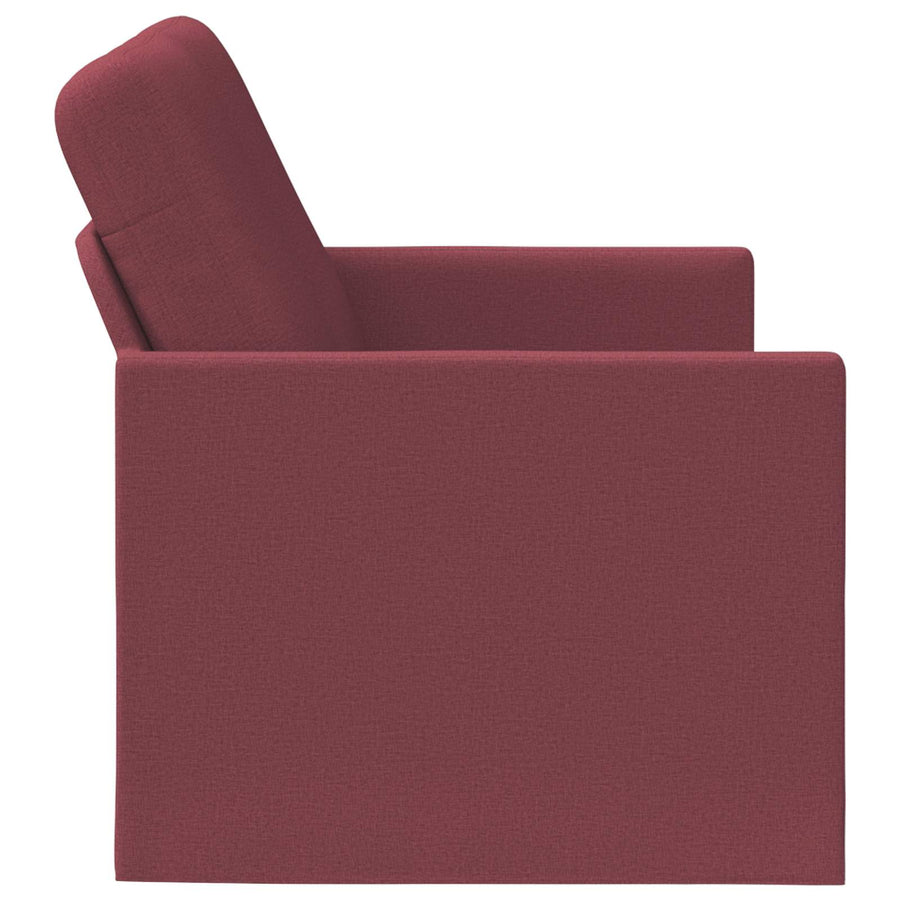 2-zits bank Wijnrood 150 x 81 x 82 cm Stof