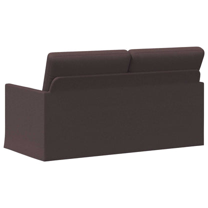 2-zits bank Donkerbruin 150 x 81 x 82 cm Stof