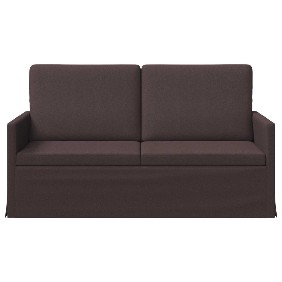 2-zits bank Donkerbruin 150 x 81 x 82 cm Stof