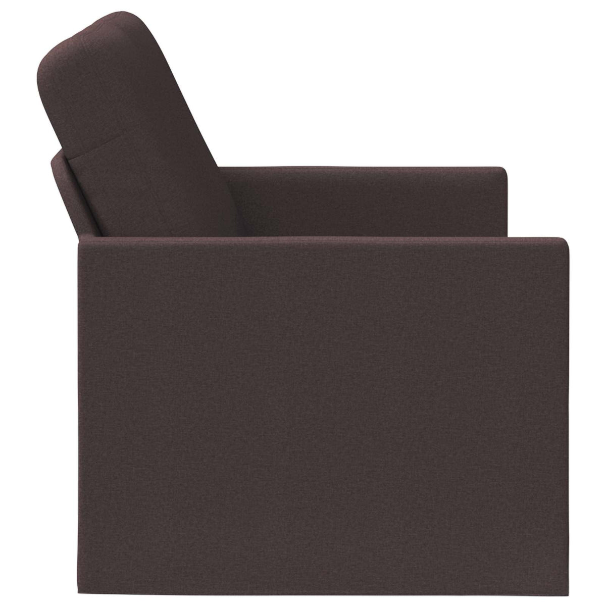 2-zits bank Donkerbruin 150 x 81 x 82 cm Stof