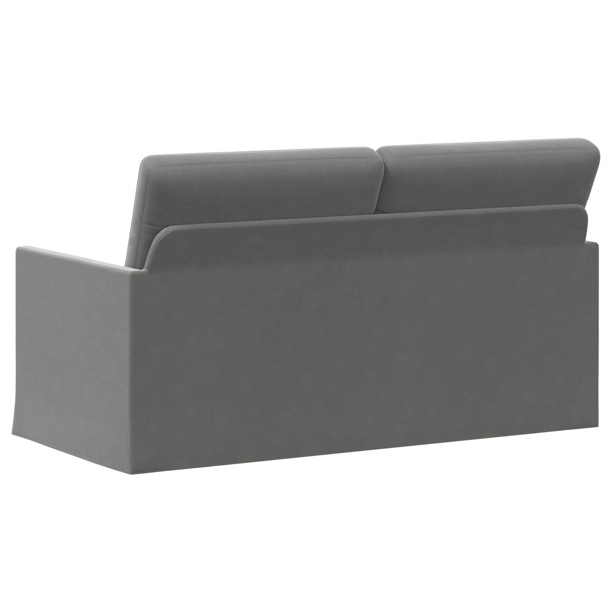 2-zits bank Donkergrijs 150 x 81 x 82 cm fluweel