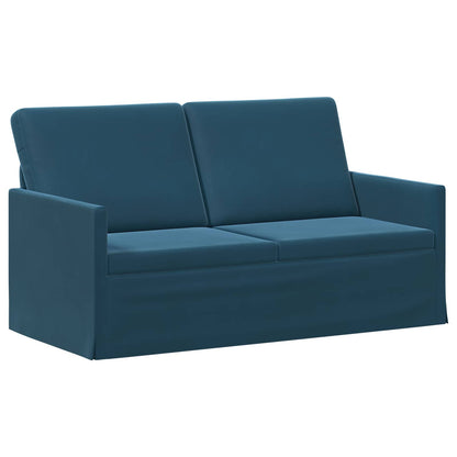 2-zits bank Blauw 150 x 81 x 82 cm fluweel