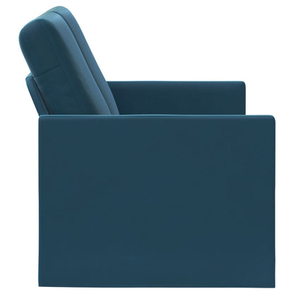 2-zits bank Blauw 150 x 81 x 82 cm fluweel