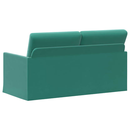 2-zits bank Turquoise 150 x 81 x 82 cm fluweel