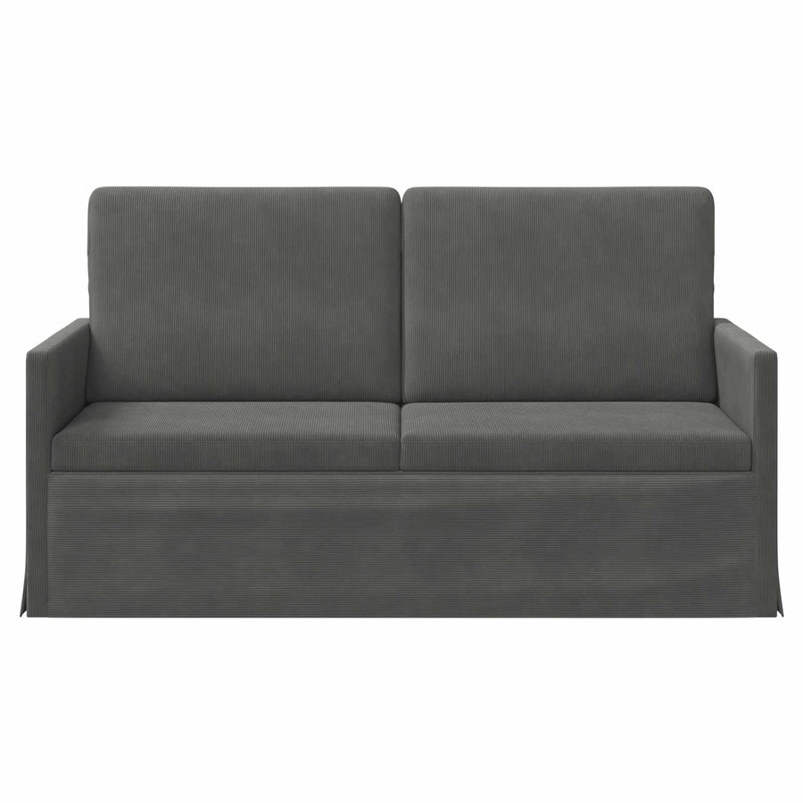 2-zits bank Donkergrijs 150 x 81 x 82 cm Katoen Stof