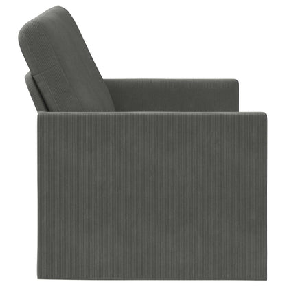 2-zits bank Donkergrijs 150 x 81 x 82 cm Katoen Stof