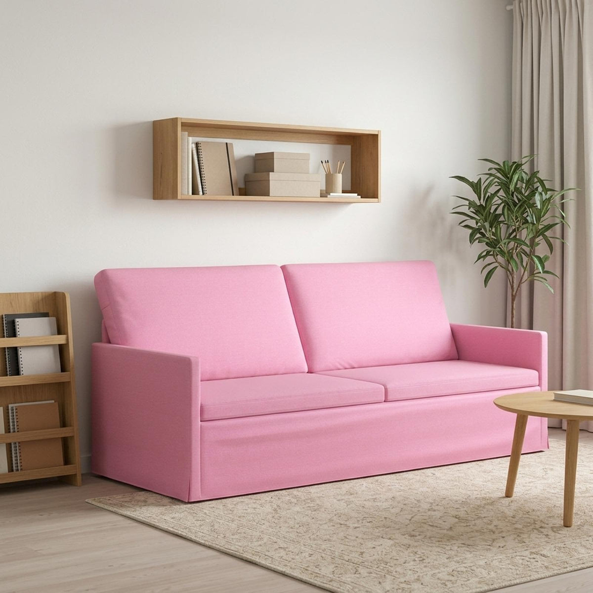 3-zits bank Roze 190 x 81 x 82 cm Stof