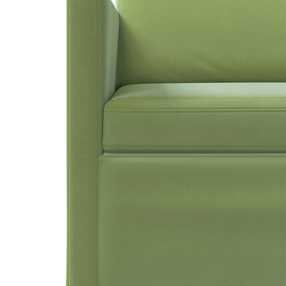 3-zits bank Lichtgroen 190 x 81 x 82 cm fluweel