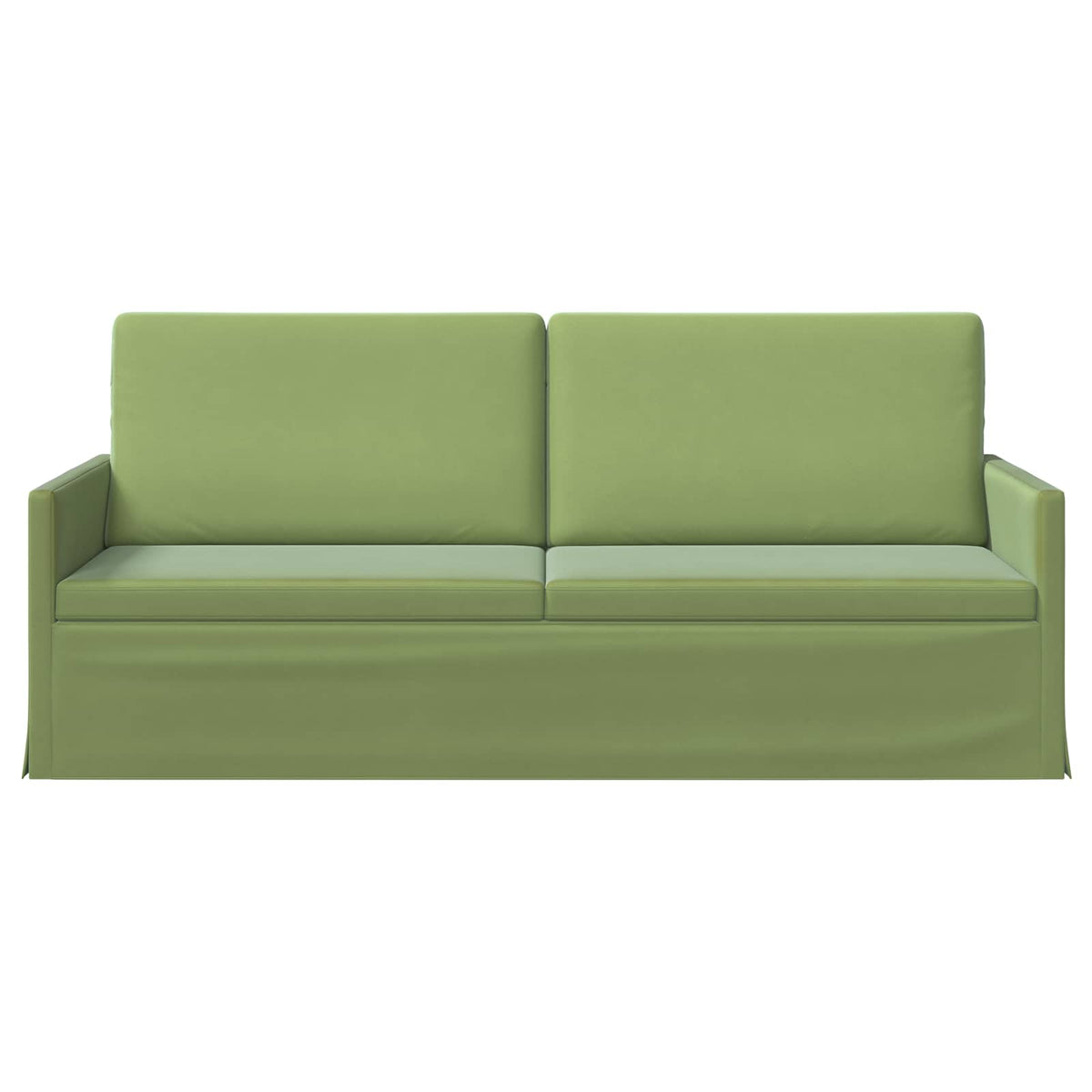 3-zits bank Lichtgroen 190 x 81 x 82 cm fluweel