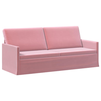 3-zits bank Roze 190 x 81 x 82 cm fluweel