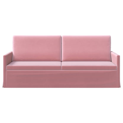 3-zits bank Roze 190 x 81 x 82 cm fluweel