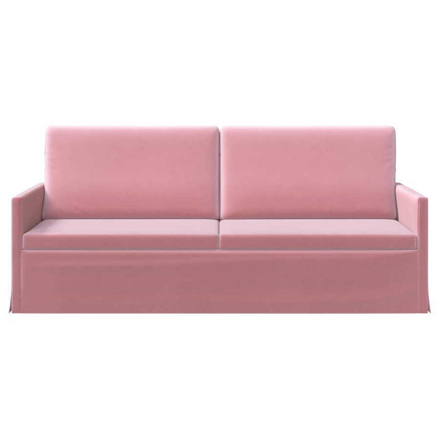 3-zits bank Roze 190 x 81 x 82 cm fluweel