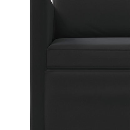 3-zits bank Zwart 190 x 81 x 82 cm fluweel