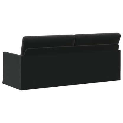 3-zits bank Zwart 190 x 81 x 82 cm fluweel