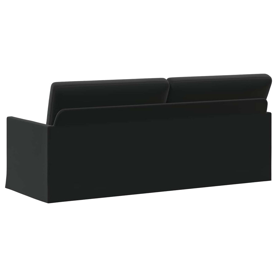 3-zits bank Zwart 190 x 81 x 82 cm fluweel