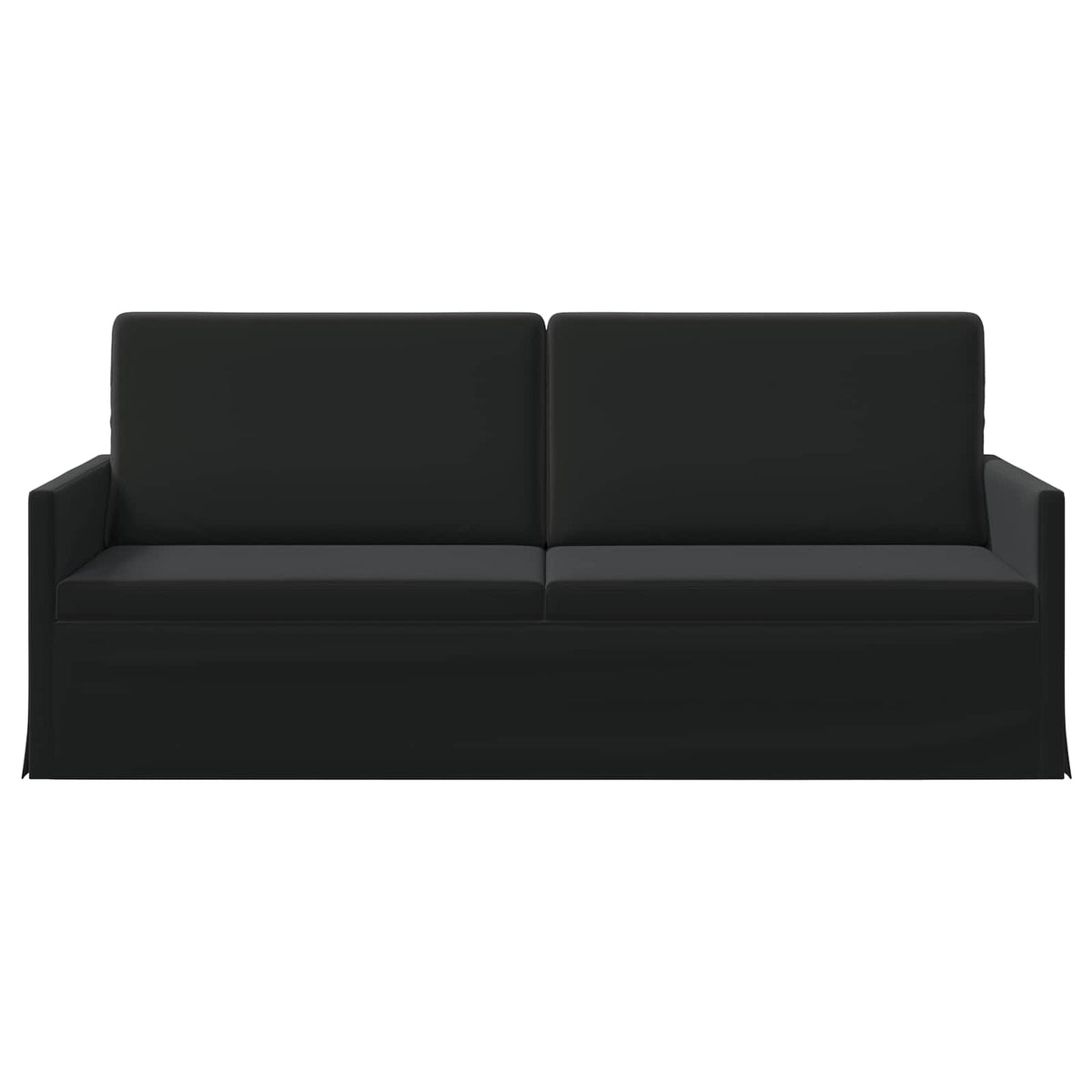 3-zits bank Zwart 190 x 81 x 82 cm fluweel