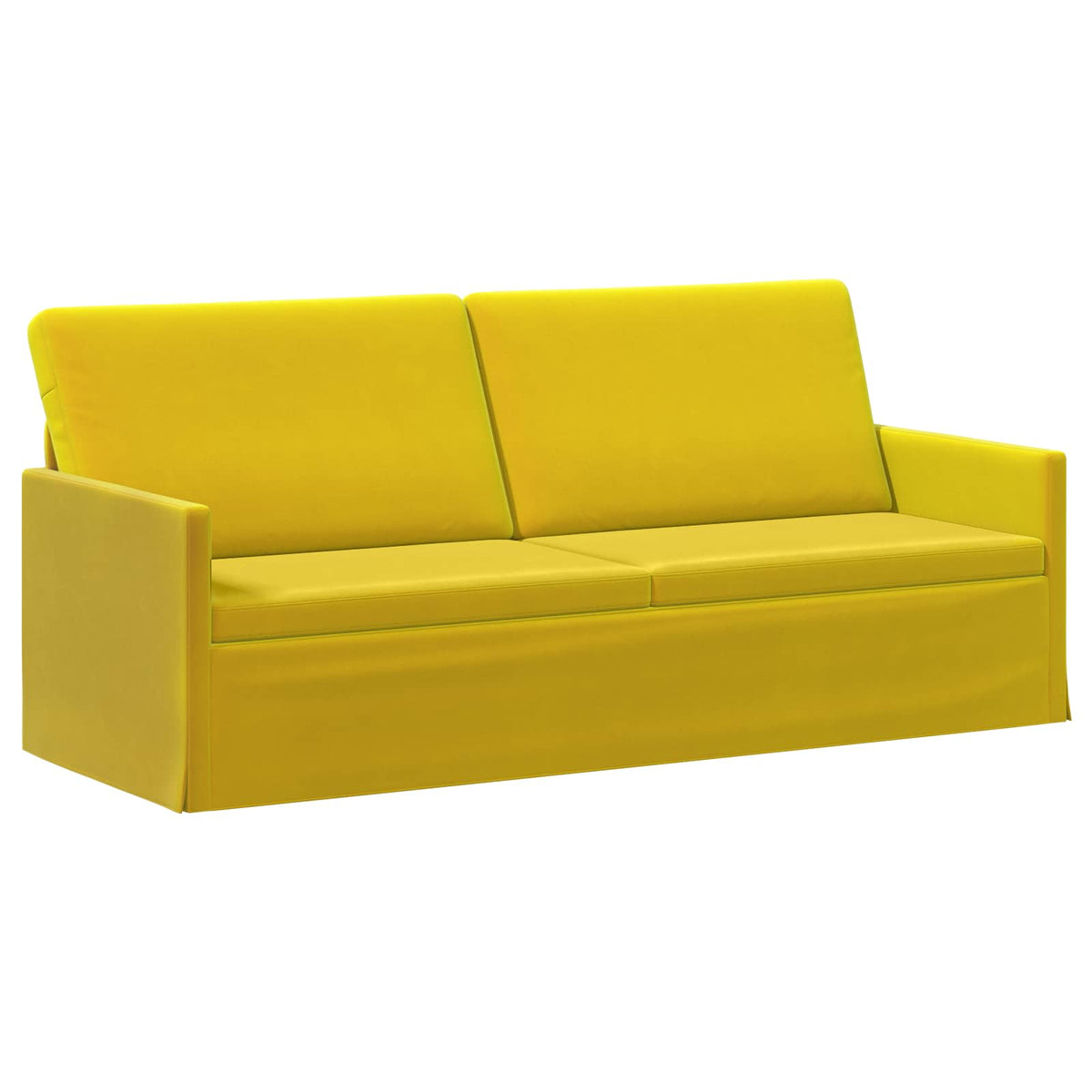 3-zits bank Geel 190 x 81 x 82 cm fluweel