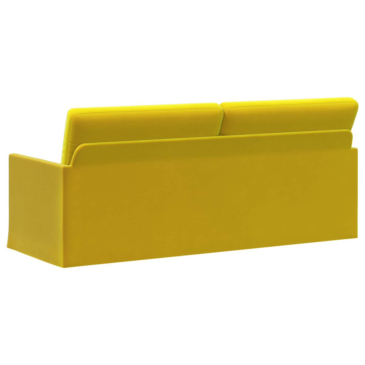 3-zits bank Geel 190 x 81 x 82 cm fluweel