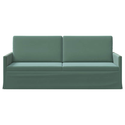 3-zits bank Zeegroen 190 x 81 x 82 cm fluweel