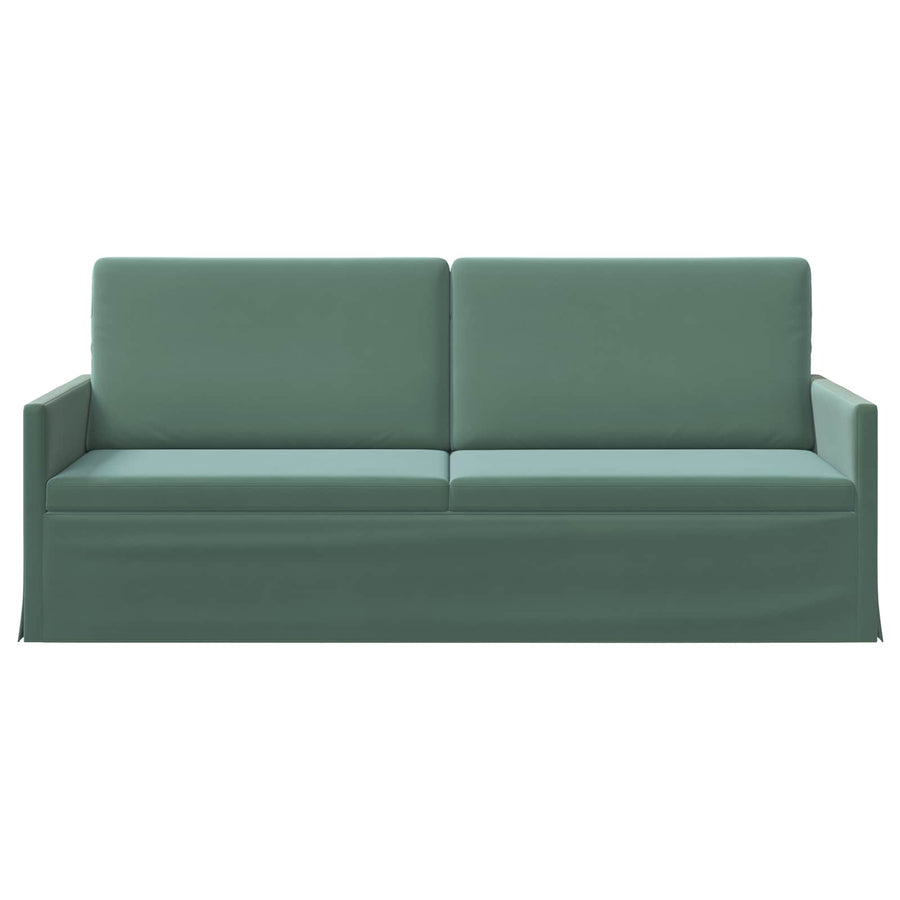 3-zits bank Zeegroen 190 x 81 x 82 cm fluweel