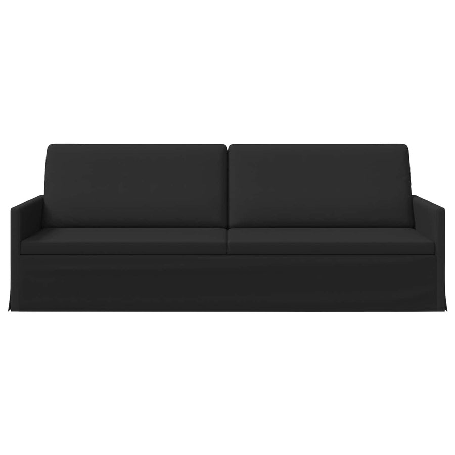 3-zits bank Zwart 220 x 81 x 82 cm Stof