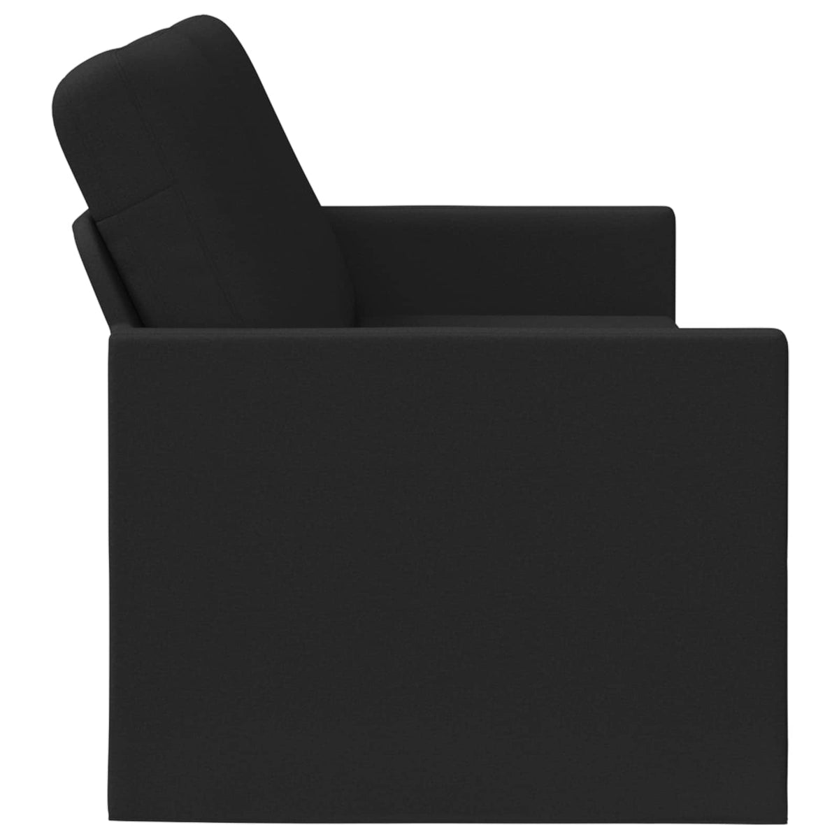 3-zits bank Zwart 220 x 81 x 82 cm Stof
