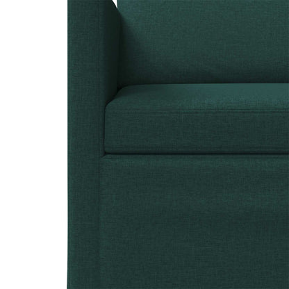 3-zits bank Donkergroen 220 x 81 x 82 cm Stof