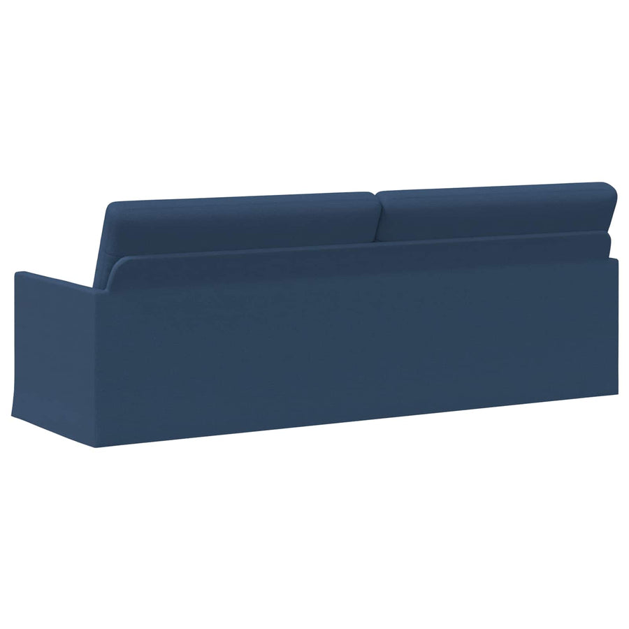 3-zits bank Blauw 220 x 81 x 82 cm Stof
