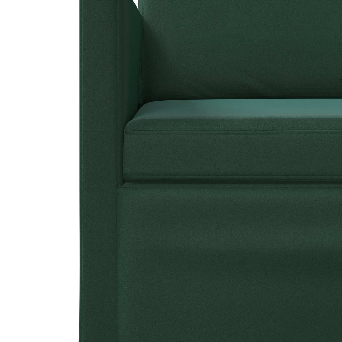 3-zits bank Donkergroen 220 x 81 x 82 cm fluweel
