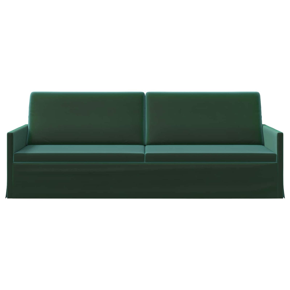 3-zits bank Donkergroen 220 x 81 x 82 cm fluweel