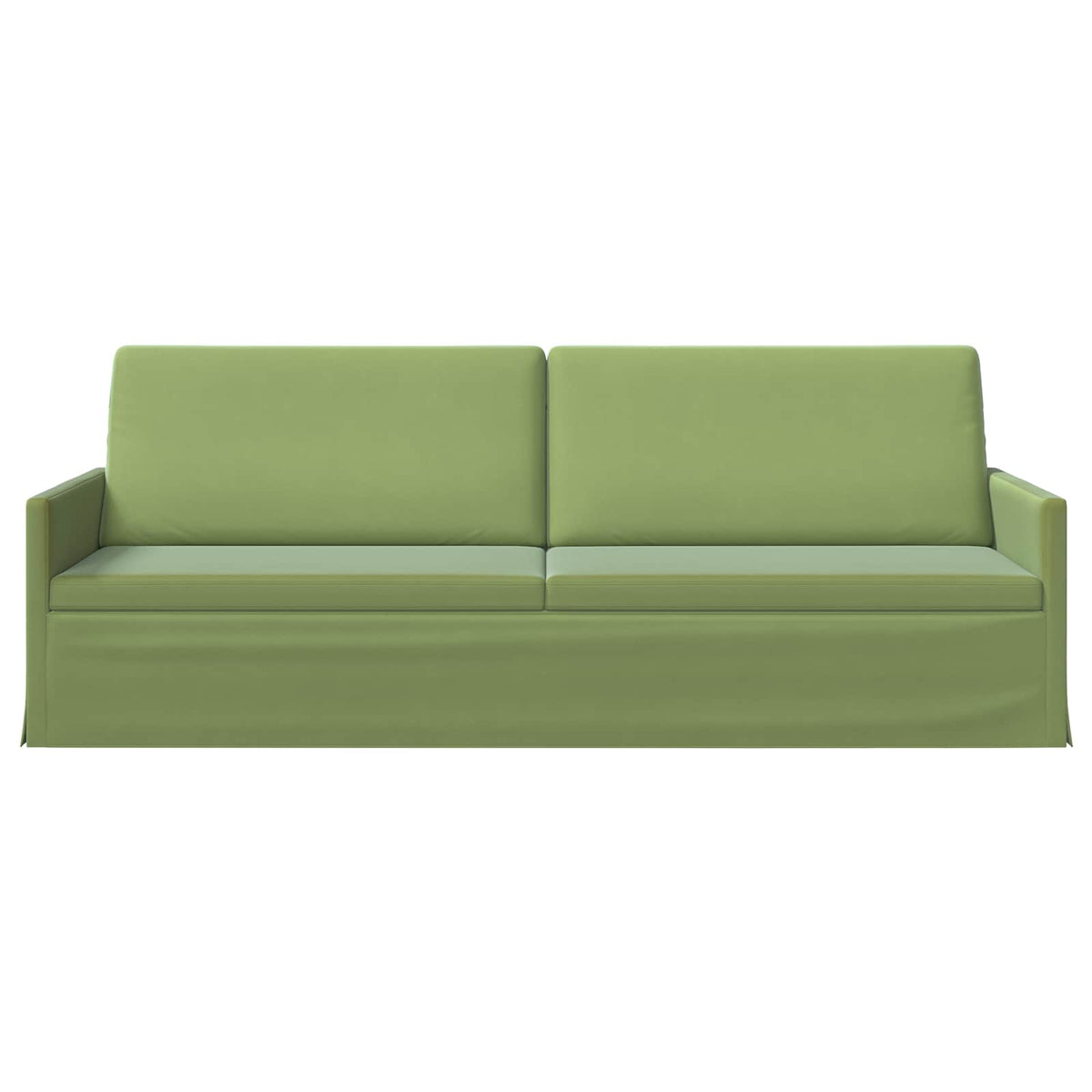 3-zits bank Lichtgroen 220 x 81 x 82 cm fluweel