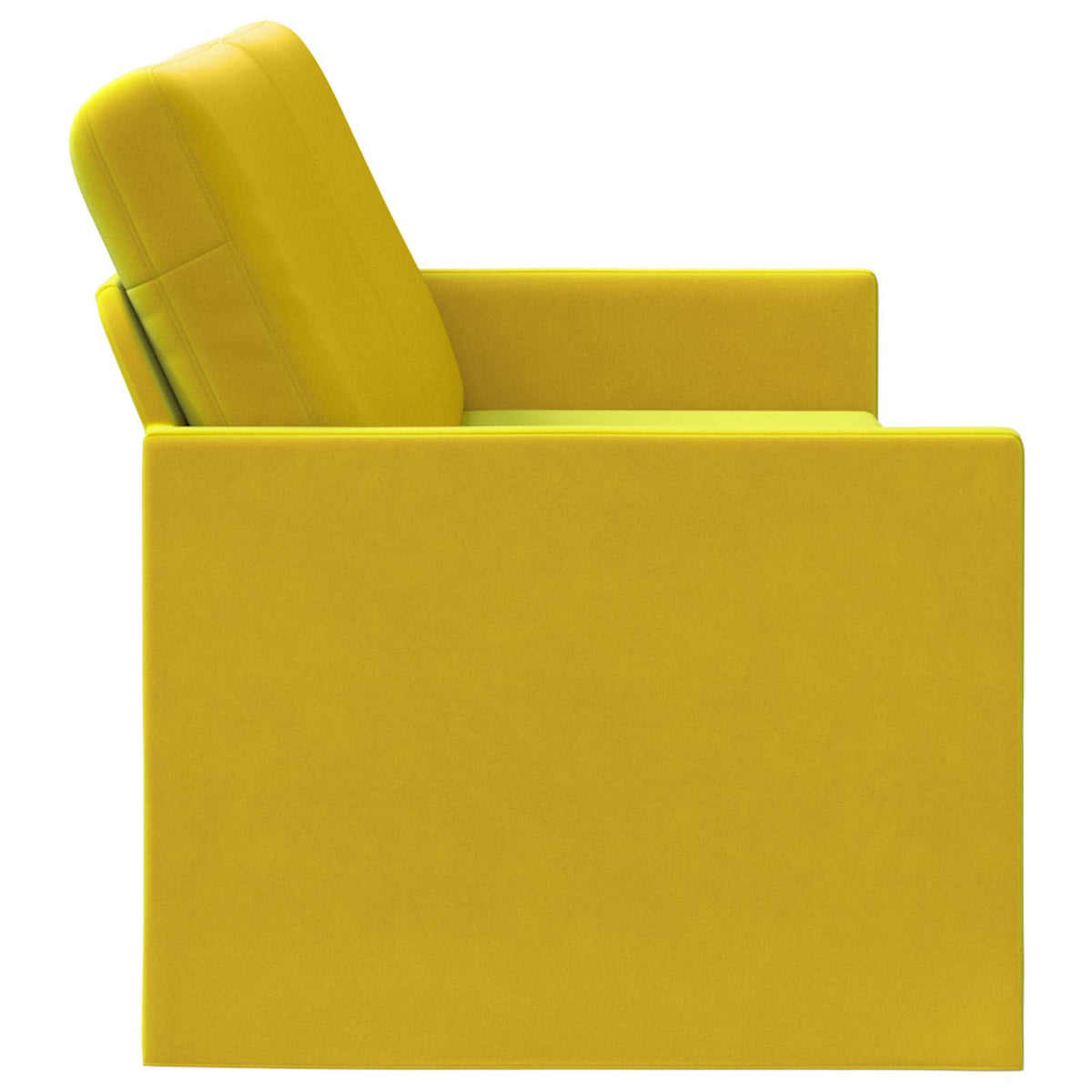 3-zits bank Geel 220 x 81 x 82 cm fluweel