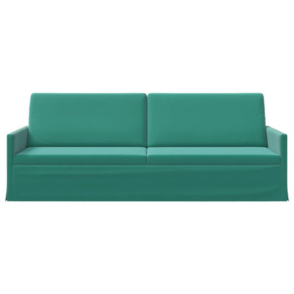 3-zits bank Turquoise 220 x 81 x 82 cm fluweel
