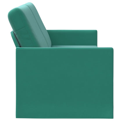 3-zits bank Turquoise 220 x 81 x 82 cm fluweel