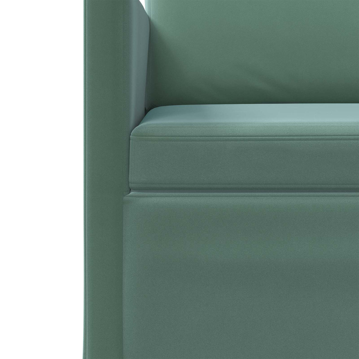 3-zits bank Zeegroen 220 x 81 x 82 cm fluweel
