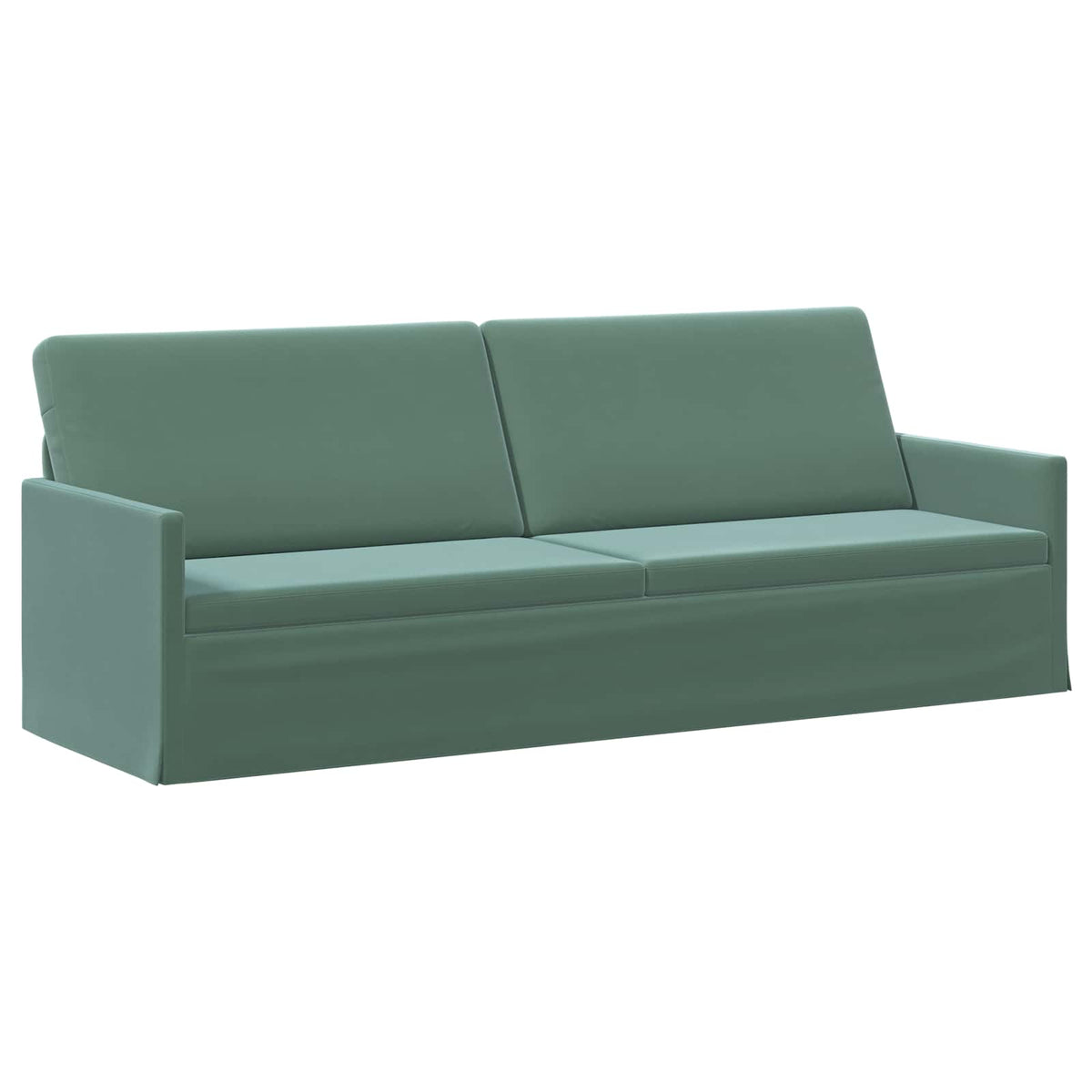 3-zits bank Zeegroen 220 x 81 x 82 cm fluweel