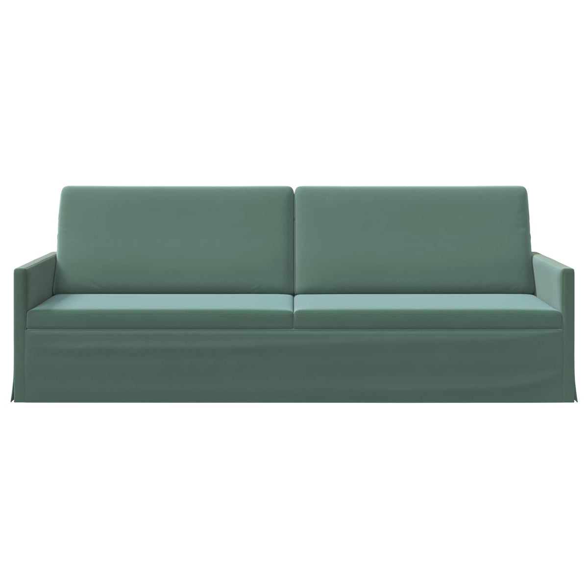 3-zits bank Zeegroen 220 x 81 x 82 cm fluweel