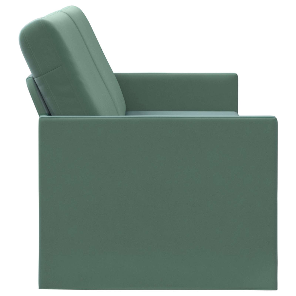 3-zits bank Zeegroen 220 x 81 x 82 cm fluweel