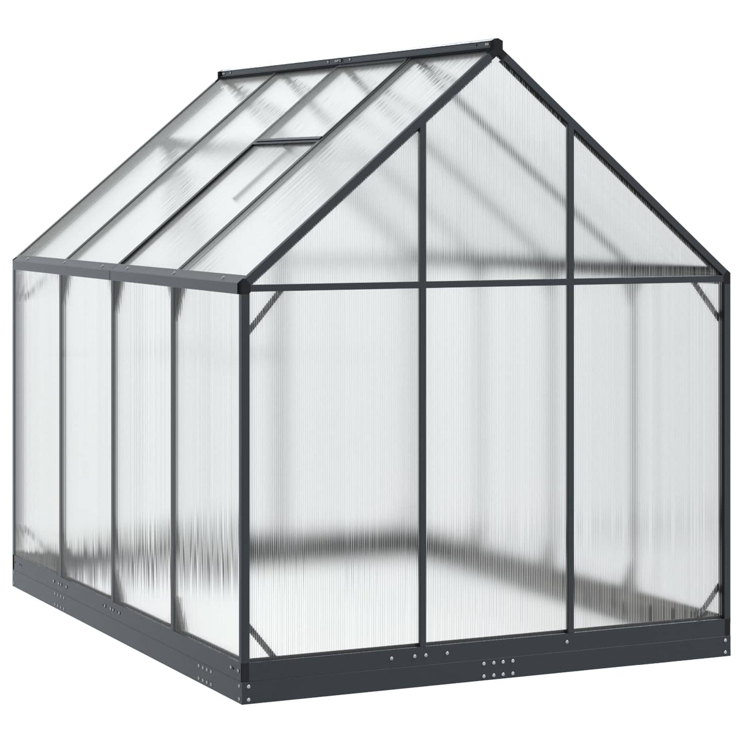 Tuin Serre met de deur Antracietkleurig 183,5 x 243,5 x 207 cm