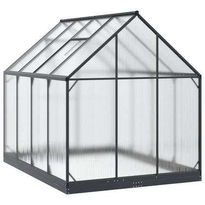 Tuin Serre met de deur Antracietkleurig 183,5 x 243,5 x 207 cm