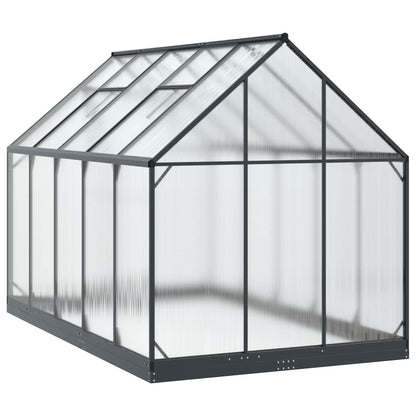 Tuin Serre met de deur Antracietkleurig 183,5 x 303,5 x 207 cm