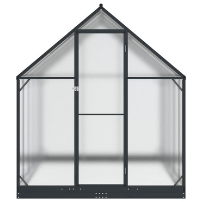 Tuin Serre met de deur Antracietkleurig 183,5 x 303,5 x 207 cm
