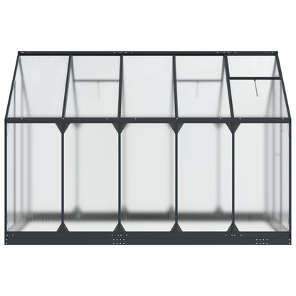 Tuin Serre met de deur Antracietkleurig 183,5 x 303,5 x 207 cm